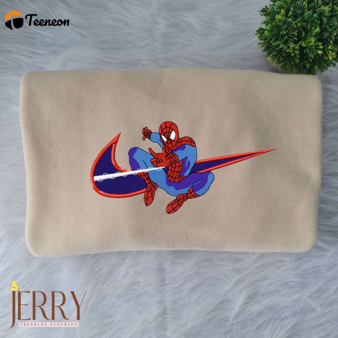 Spiderman Nike Embroidered Sweatshirt 1