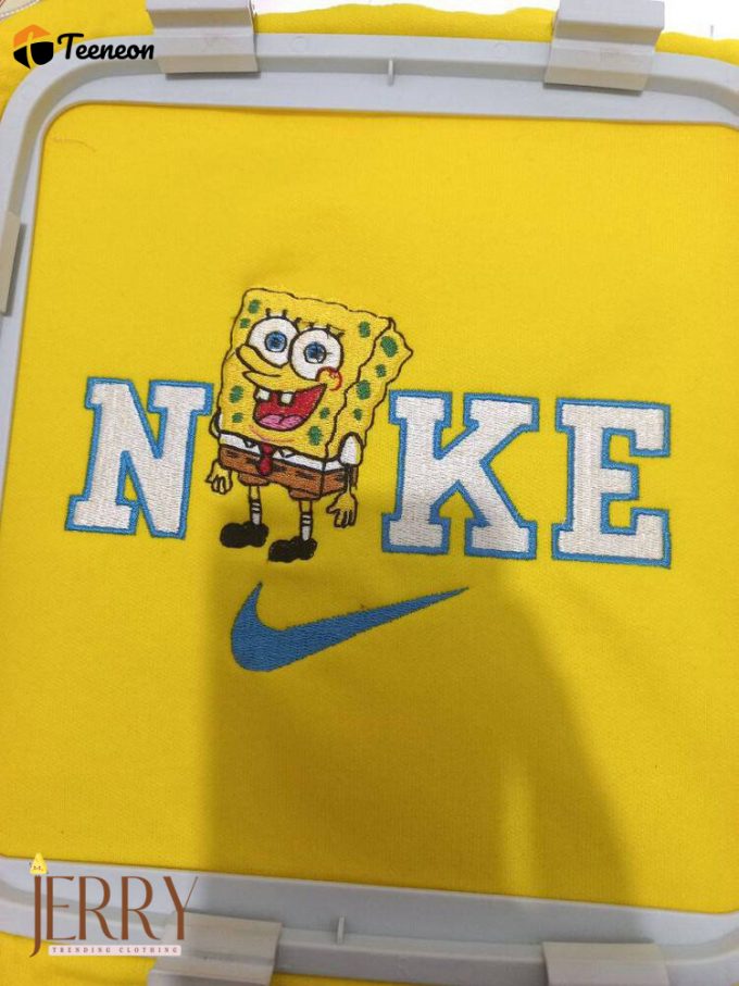 Spongebob Nike Embroidered Sweatshirt 1