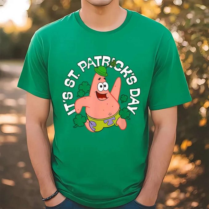 Spongebob Squarepants St Patrick S Day T-Shirt: Fun &Amp; Festive Apparel For Fans! 2