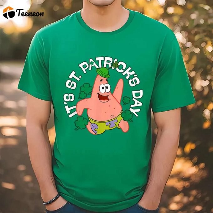 Spongebob Squarepants St Patrick S Day T-Shirt: Fun &Amp;Amp; Festive Apparel For Fans! 1