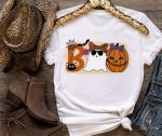 Spooky Season Ghost T-shirt, Ghost T-shirt, Halloween Favorite, Cute Ghost T-shirt, Halloween Gift, Spooky Season Shirt, Funny Halloween