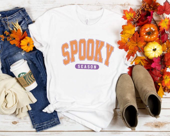 Spooky Season Shirt - Retro Halloween &Amp; Fall Gift Shirts 3