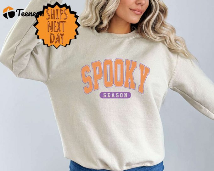 Spooky Season Sweatshirt: Retro Halloween &Amp;Amp; Fall Sweater - Perfect Fall Gift 1