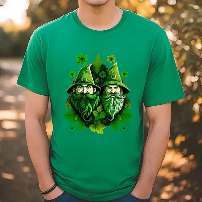 St Patrick S Day Gnomes T-Shirt: Festive &Amp; Fun St Paddy S Gnome Design 2