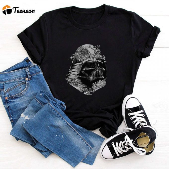 Star Wars Darth Vader Build Empire T-Shirt: Perfect Gift For Fans Disneyland Vacation Tee 1