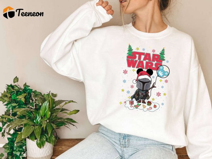 Unleash Your Inner Jedi With Star Wars Sweatshirt Collection: Darth Vader Disney Christmas Baby Yoda T-Shirt Mandalorian &Amp;Amp; Storm Trooper Shirts 1