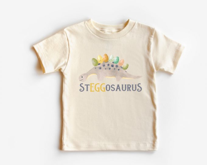 Stegosaurus Shirt,Boys Dinosaur Easter Shirt,Gift For Easter Day,Easter Dino Tee,Kids Easter T-Shirt,Happy Easter Shirt,Daddy Saurus Shirt 3