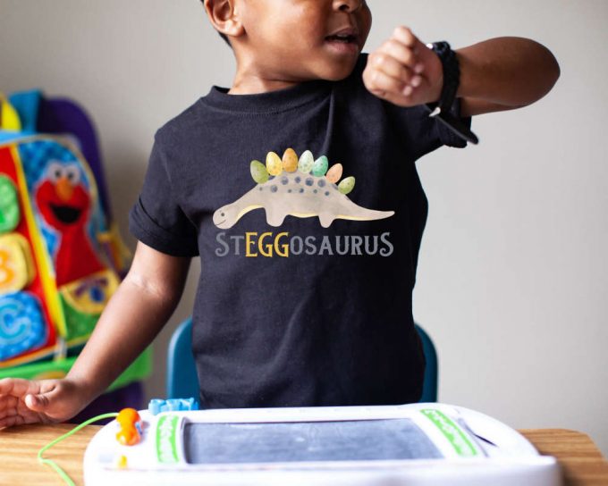 Stegosaurus Shirt,Boys Dinosaur Easter Shirt,Gift For Easter Day,Easter Dino Tee,Kids Easter T-Shirt,Happy Easter Shirt,Daddy Saurus Shirt