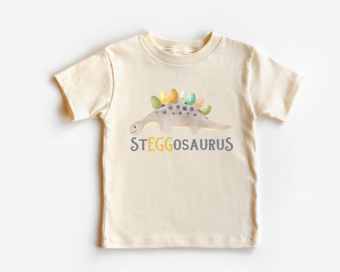 Stegosaurus Shirt,Boys Dinosaur Easter Shirt,Gift For Easter Day,Easter Dino Tee,Kids Easter T-Shirt,Happy Easter Shirt,Daddy Saurus Shirt 4