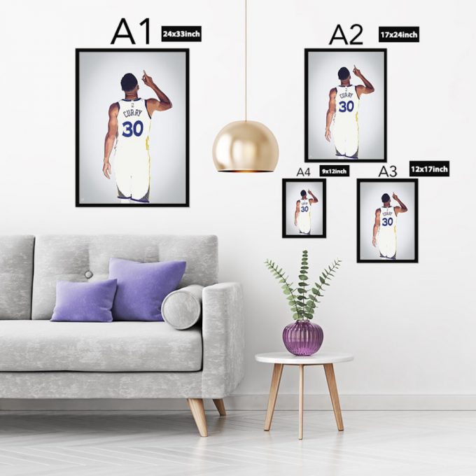 Stephen Curry Poster For Home Decor Gift, Warriors Poster For Home Decor Gift, Nba Poster For Home Decor Gift 5