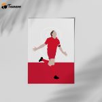 Steven Gerrard Liverpool Football Poster for Home Decor Gift