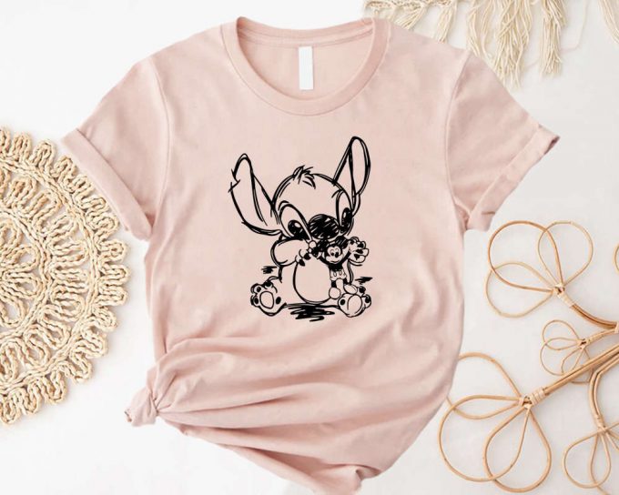 Cute Stitch Disney Shirt: Lilo &Amp; Stitch Tee With Mickey Doll - Disneyland Shirts 2