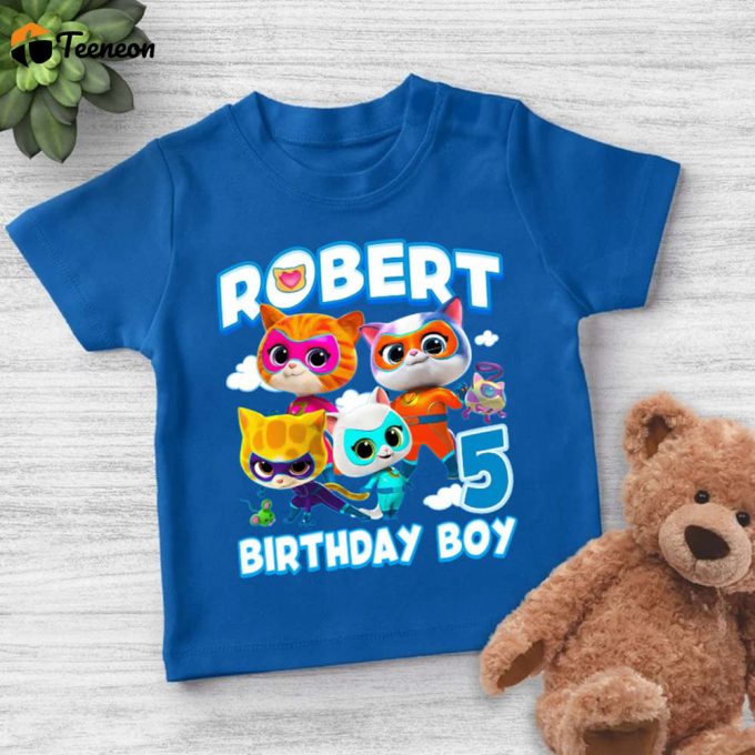 Super Kitties Birthday Shirt - Celebrate With The Superkitties Family! 1