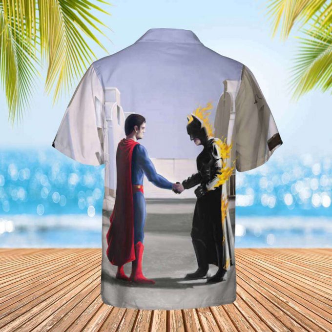 Superman Vs Batman Wish You Were Here Hawaiian Pink Floyd Shirt Gift For Men Women 3