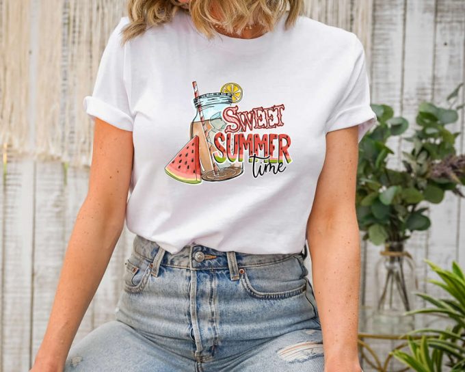 Sweet Summer Time Shirt: Embrace Summer Vibes With Hello Summer Beach Vacation And Watermelon Designs - Perfect Summer Gift 3