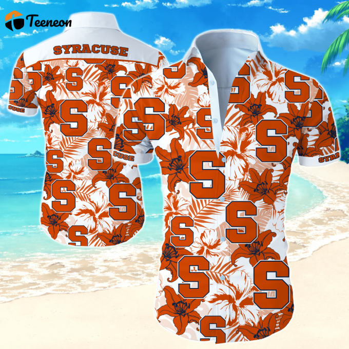 Syracuse Orange Hawaii Shirt, Best Gift For Men And Women 1