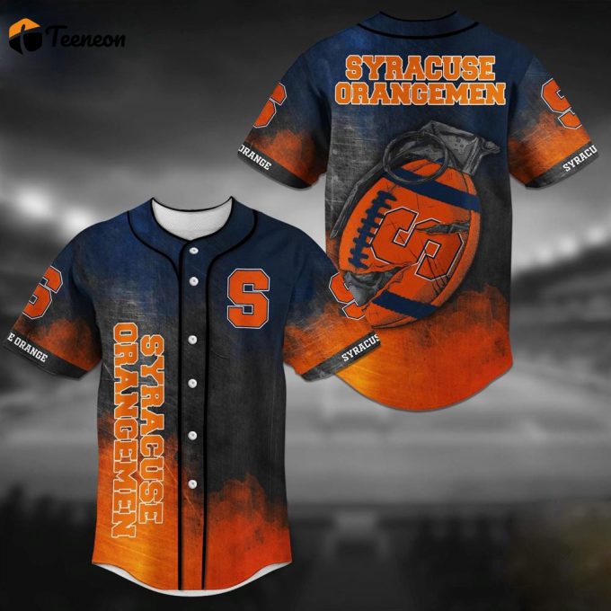 Syracuse Orange Baseball Jersey Gift For Men And Women 1