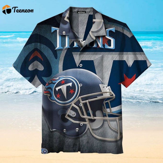 Tennessee Titans Helmet Hawaiian Shirt For Men Women 1