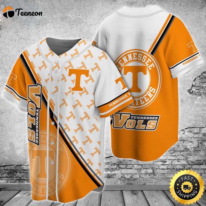 Tennessee Volunteers Baseball Jersey Gift For Men And Women 1