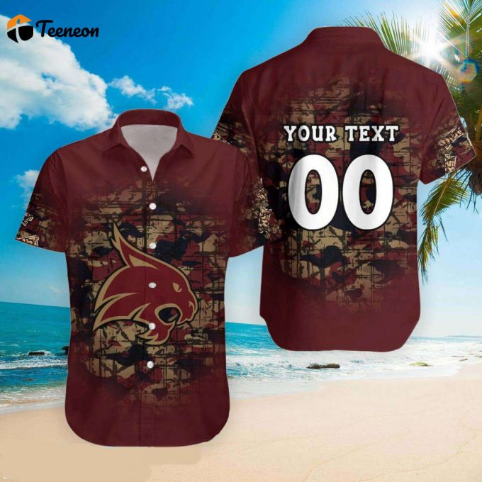 Texas State Bobcats Hawaii Shirt, Best Gift For Men And Women 1