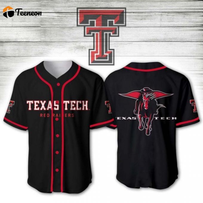 Texas Tech Red Raiders Baseball Jersey Gift For Men And Women 3 1