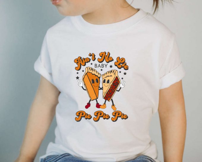 Thanksgiving Pie &Amp; Retro Fall Shirts: Just Here For Pumpkin Pie Funny &Amp; Engaging Halloween Tee 3