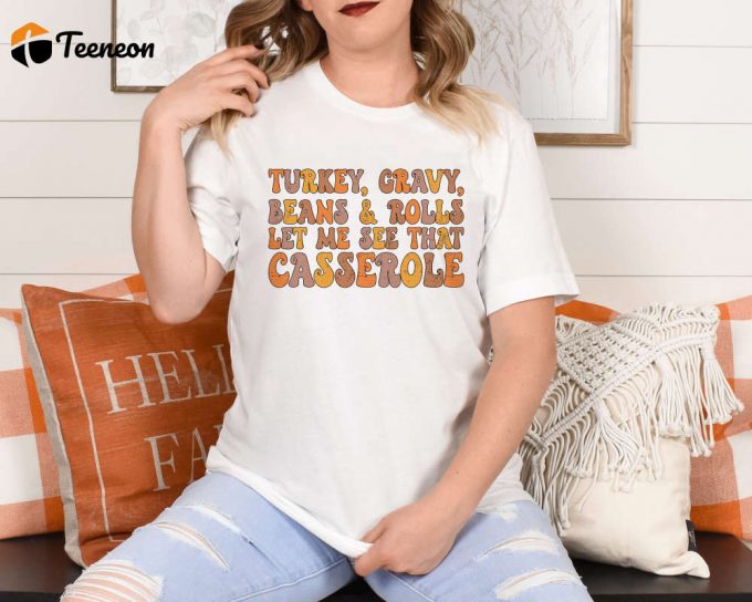 Get Into The Fall Vibe With A Grateful Thanksgiving T-Shirt! Gobble Gobble Tee For Thanksgiving Party - Blessed Shirt In Buffalo Plaid For The Perfect Thanksgiving Gift! 1