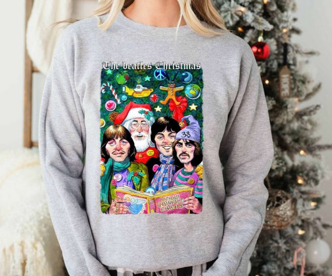 The Beatles Christmas Sweatshirts: John Lennon Merry Carol &Amp; More!