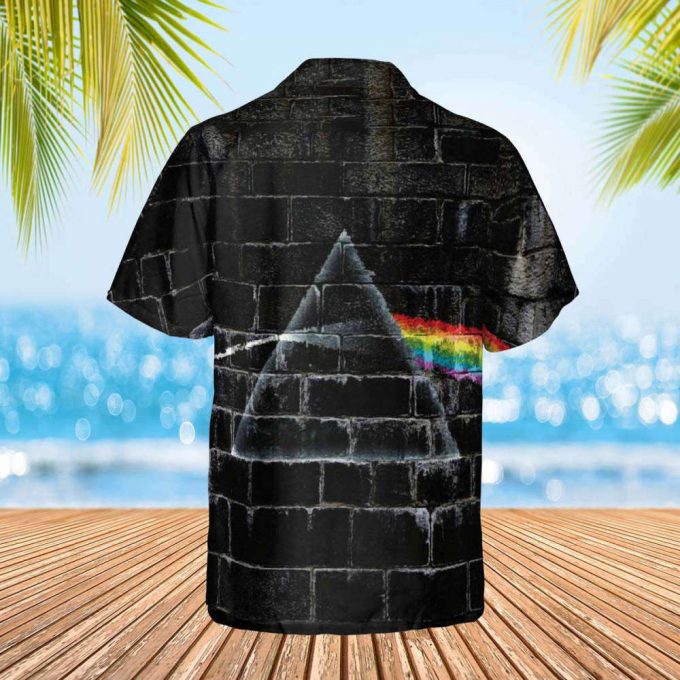 The Dark Side Of The Moon In The Wall Art Hawaiian Pink Floyd Shirt Gift For Men Women 3