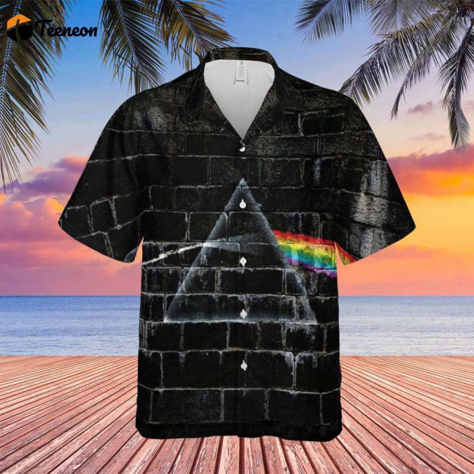 The Dark Side Of The Moon In The Wall Art Hawaiian Pink Floyd Shirt Gift For Men Women 1