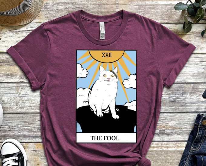 The Fool Shirt, Mem Shirt Cat Shirt. Kitty Shirt, Meme Cat Tee, Nerd Shirt, Gift For Meme Lover, Gift For Nerd, Gift For Geek, Stupid Shirt 2