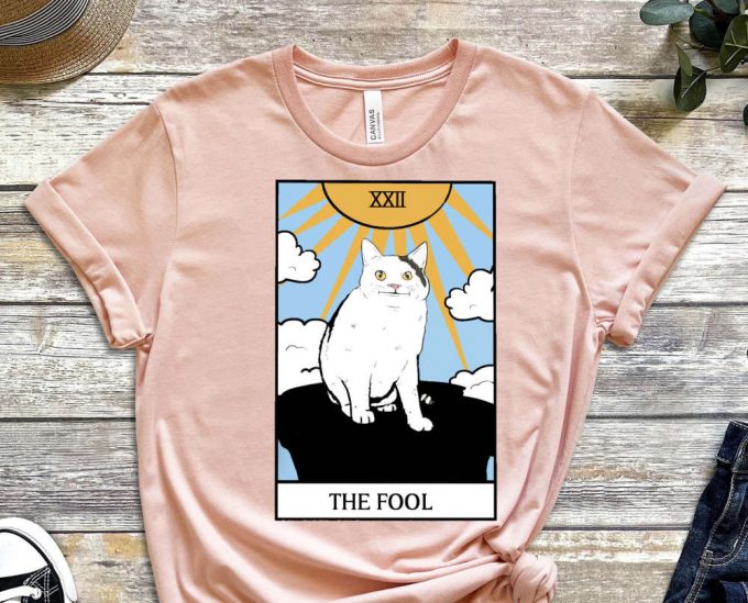 The Fool Shirt, Mem Shirt Cat Shirt. Kitty Shirt, Meme Cat Tee, Nerd Shirt, Gift For Meme Lover, Gift For Nerd, Gift For Geek, Stupid Shirt