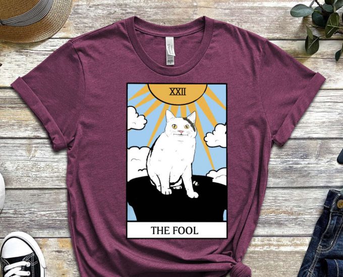 The Fool Shirt, Mem Shirt Cat Shirt. Kitty Shirt, Meme Cat Tee, Nerd Shirt, Gift For Meme Lover, Gift For Nerd, Gift For Geek, Stupid Shirt