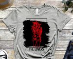 The Lovers Shirt, The Skeleton Lovers, Witchy Skeleton Lovers Tee, Gothic Shirt, Spooky Tee, Occult Shirt, Real Lovers Tee