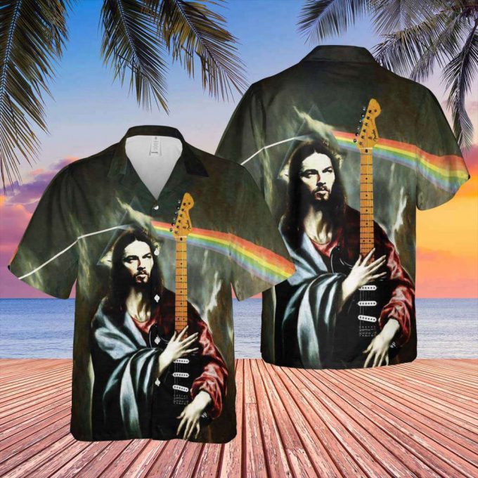 The Prophecy Of Prog David Gilmour Jesus Hawaiian Pink Floyd Shirt Gift For Men Women 2