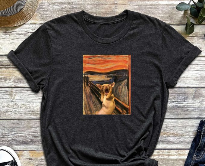 The Scream Cat, Unique Art For Cat Lovers, Meme Shirt, Cool Cat Shirt, Cat Tee, Funny Cat Shirt, Kitten Shirt, Cat Lover Shirt 3