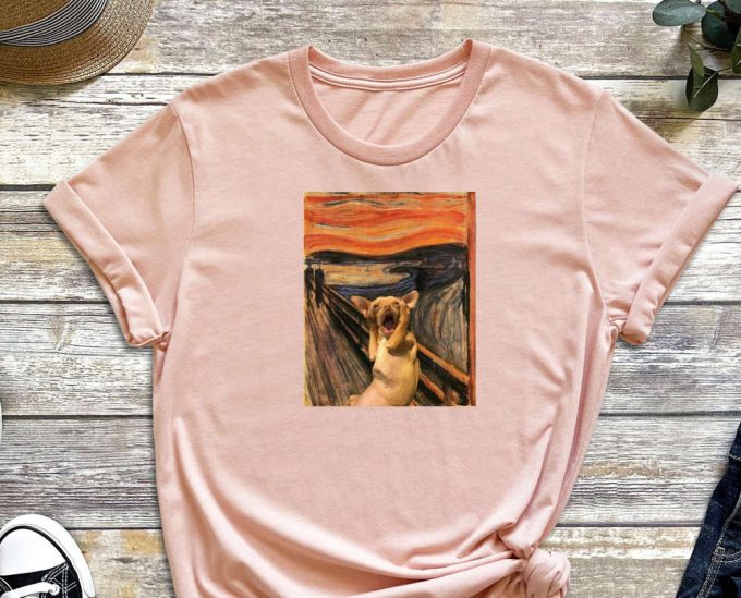 The Scream Cat, Unique Art For Cat Lovers, Meme Shirt, Cool Cat Shirt, Cat Tee, Funny Cat Shirt, Kitten Shirt, Cat Lover Shirt 2