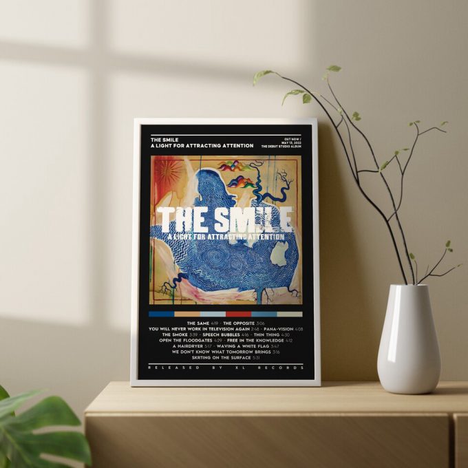 The Smile - A Light For Attracting Attention Album Poster For Home Decor Gift, Album Cover Poster For Home Decor Gift, Home Decor 3