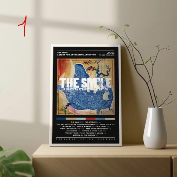 The Smile - A Light For Attracting Attention Album Poster For Home Decor Gift, Album Cover Poster For Home Decor Gift, Home Decor 6