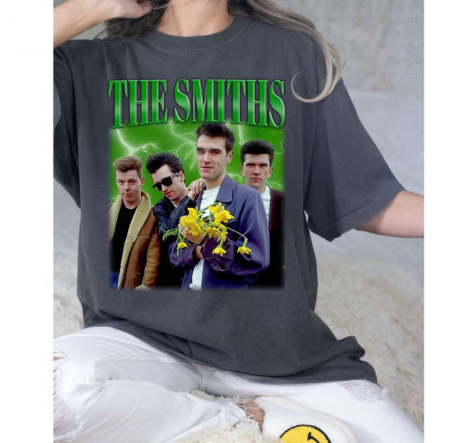 The Smiths T-Shirt, The Smiths Shirt, The Smiths Tees, Hip Hop Graphic, Unisex Tees, Bootleg Retro 90'S Fans, Trendy Tee 3