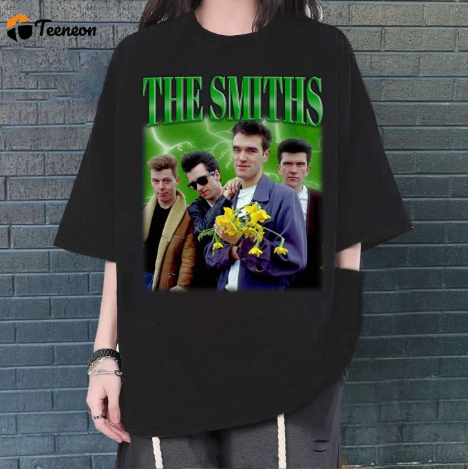 The Smiths T-Shirt, The Smiths Shirt, The Smiths Tees, Hip Hop Graphic, Unisex Tees, Bootleg Retro 90'S Fans, Trendy Tee 1