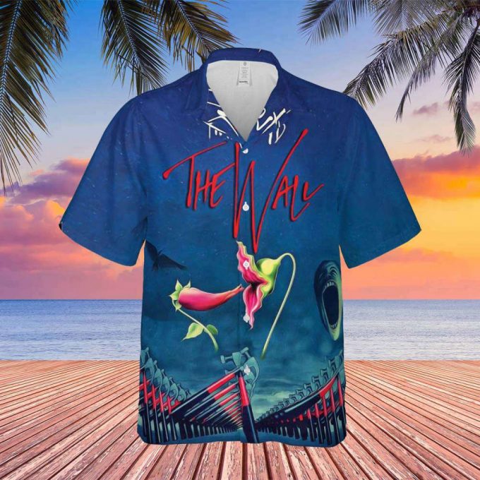 The Wall Hammer Flower Screaming Face Hawaiian Pink Floyd Shirt Gift For Men Women 3