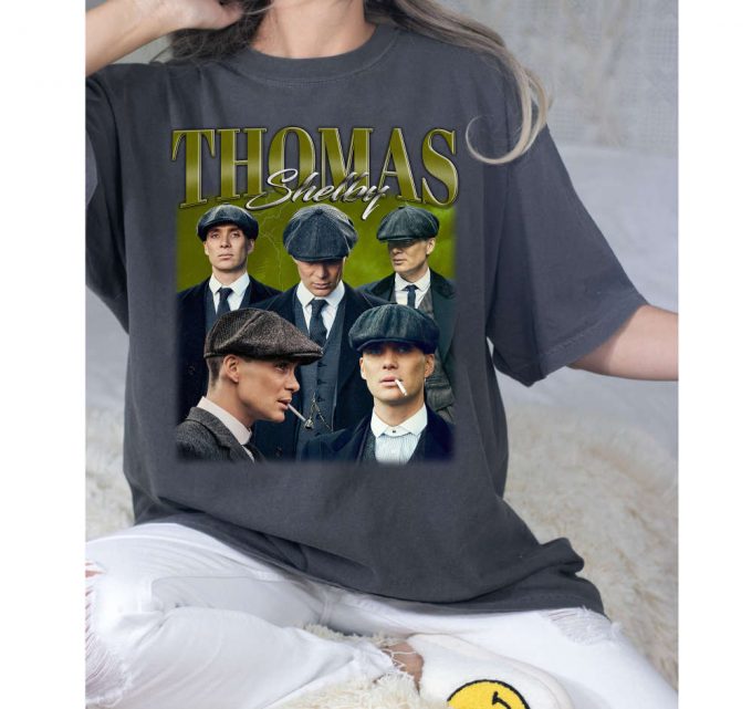 Thomas Shelby T-Shirt, Thomas Shelby Shirt, Thomas Shelby Tees, Hip Hop Graphic, Unisex Tees, Bootleg Retro 90'S Fans, Trendy Tee 3