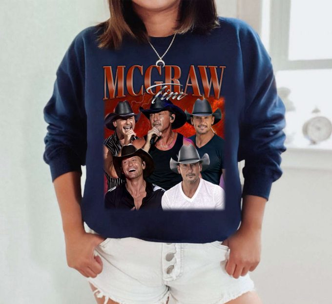 Tim Mcgraw T-Shirt, Tim Mcgraw Shirt, Tim Mcgraw Tees, Hip Hop Graphic, Unisex Tees, Bootleg Retro 90'S Fans, Trendy Tee 4