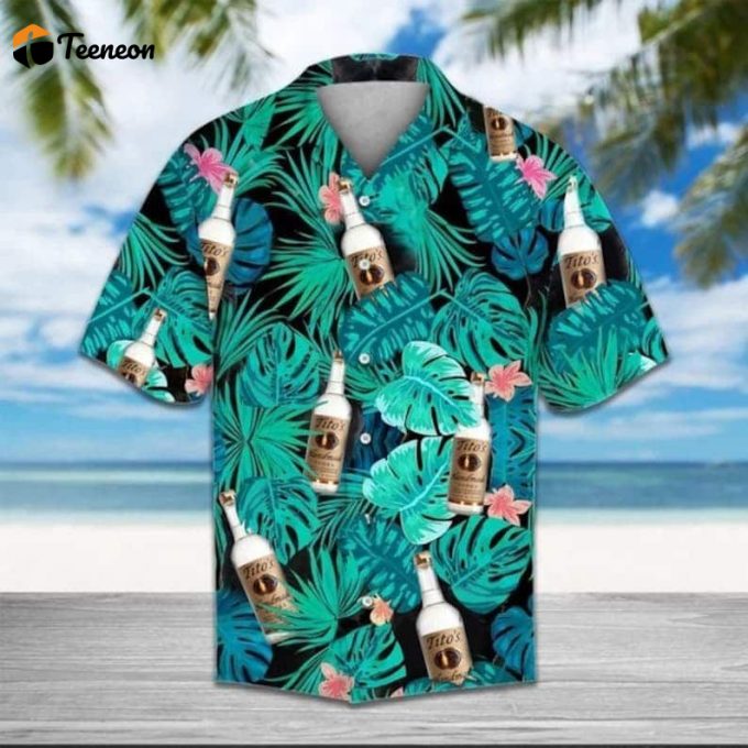 Titos Tropical Palm Leaves Hawaiian Shirt Gift For Men And Women 1