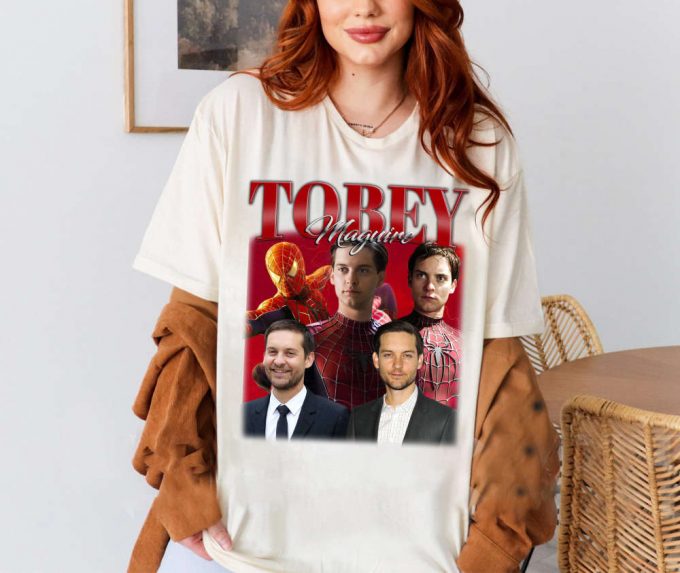 Tobey Maguire T-Shirt, Tobey Maguire Shirt, Tobey Maguire Tees, Hip Hop Graphic, Unisex Tees, Bootleg Retro 90'S Fans, Trendy Tee 2