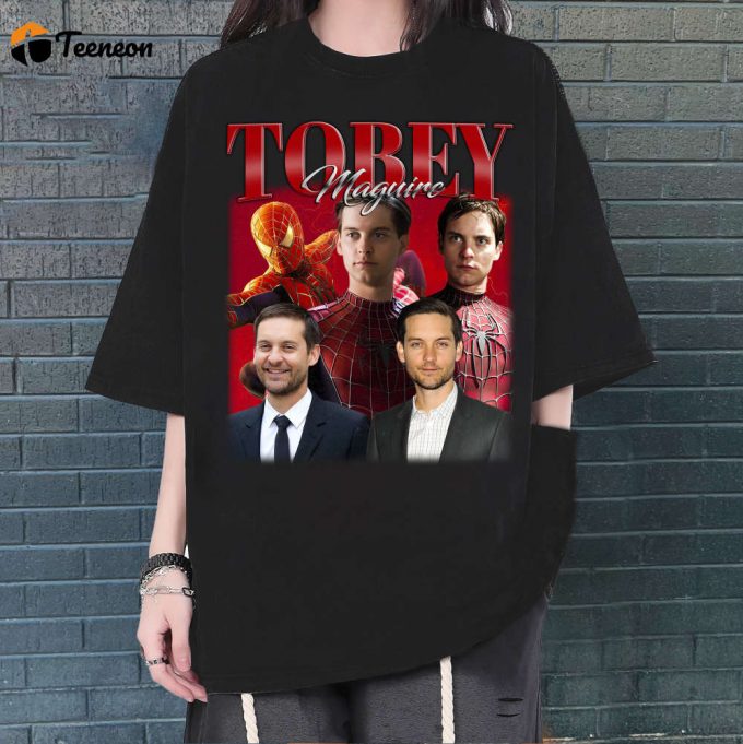 Tobey Maguire T-Shirt, Tobey Maguire Shirt, Tobey Maguire Tees, Hip Hop Graphic, Unisex Tees, Bootleg Retro 90'S Fans, Trendy Tee 1