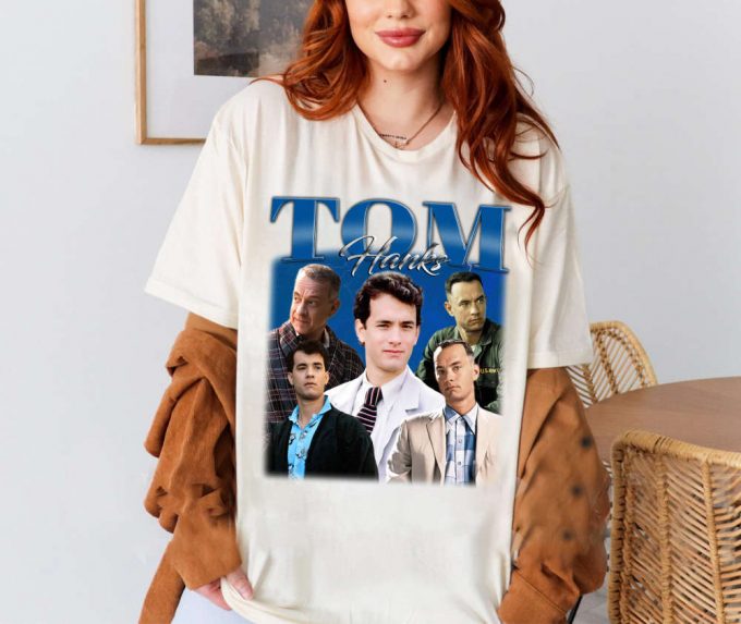 Tom Hanks T-Shirt, Tom Hanks Shirt, Tom Hanks Tees, Hip Hop Graphic, Unisex Tees, Bootleg Retro 90'S Fans, Trendy Tee 2