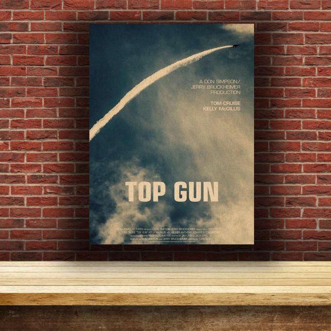 Top Gun Retro Poster For Home Decor Gift, Kraft Paper Print, Movie Wall Art Gift 8