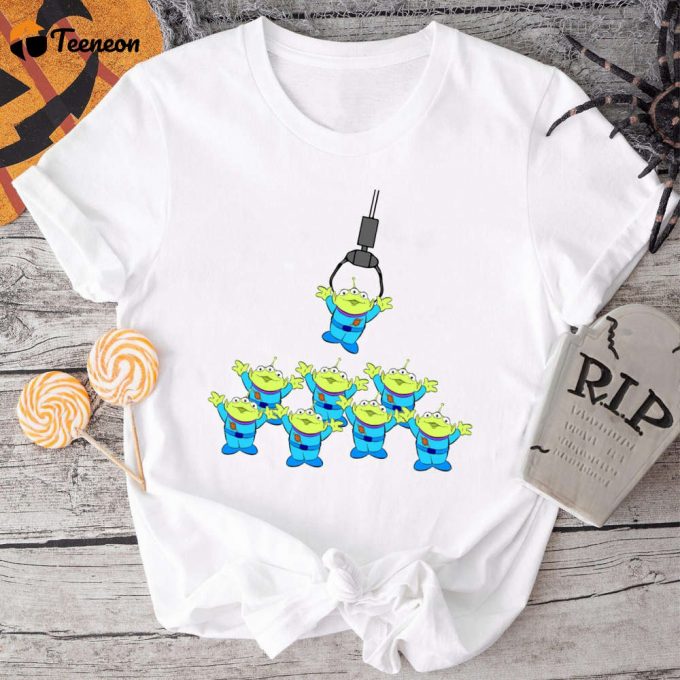 Toy Story Aliens Shirt - Fun Disney T-Shirt With Many Little Men Characters 1